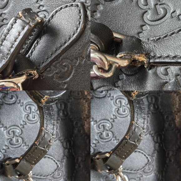 Gucci Small Dome Black leather Bag - Picture 10 of 10